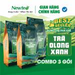 Combo 3 Gói Trà Olong Xanh Cao Cấp Newtea 1500g - Pha Olong Long Nhãn, Olong Sữa