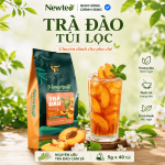 TRÀ ĐÀO TÚI LỌC Cao Cấp Newtea 200g (40 Túi)