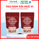 Trà Mâm Xôi Ngũ Vị Thảo Dược Cao Cấp Newtea 60g (30 Túi Lọc x 2g) - Trà Thảo Mộc, Vị Thanh Mát, Túi Lọc Tiện Lợi