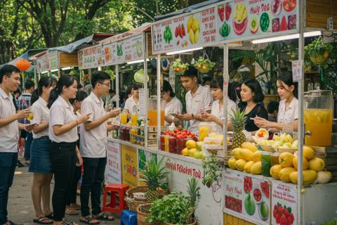 So sánh lợi nhuận giữa bán trà trái cây và cà phê: Mô hình nào hiệu quả hơn?