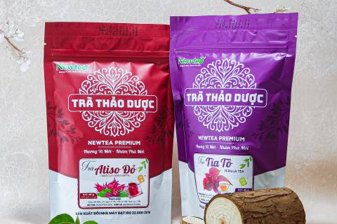 Newtea Ra Mắt Bộ Đôi Trà Túi Lọc Mới: Trà Tía Tô Đông Trùng & Trà Atiso Đỏ