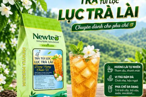 Trà Túi Lọc Newtea: Hương Lài, Sâm Dứa, Lục Trà Lài