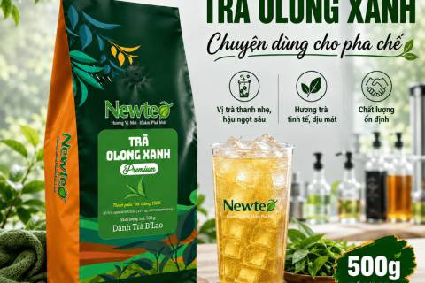 Olong Xanh Là Gì? Cách Pha Olong Xanh Newtea