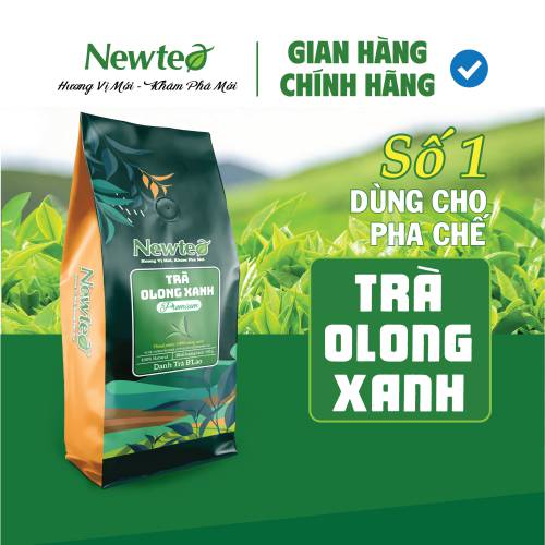 Trà Olong Xanh Cao Cấp Newtea 500g - Pha Olong Long Nhãn, Olong Sữa