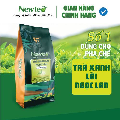 Trà Xanh Lài Ngọc Lan Cao Cấp Newtea Gói 500gr - Chuyên Pha Trà Chanh, Trà Tắc