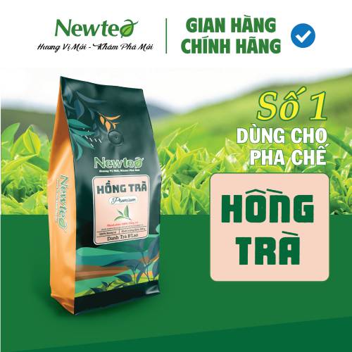 Hồng Trà Cao Cấp Newtea Gói 500gr - Chuyên Pha Chế Hồng Trà Long Nhãn, Trà Sữa, Hồng Trà Cam Xí Muội