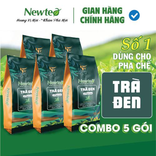 Combo 5 Gói Trà Đen Cao Cấp Newtea 2500g - Dùng Trong Pha Chế Trà Sữa Đậm Vị