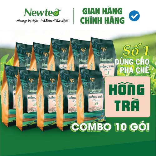 Combo 10 Gói Hồng Trà Cao Cấp Newtea Gói 5000gr - Chuyên Pha Chế Hồng Trà Long Nhãn, Trà Sữa, Hồng Trà Cam Xí Muội