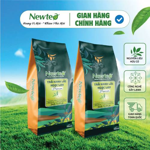 Combo 2 Gói Trà Xanh Lài Ngọc Lan Cao Cấp Newtea