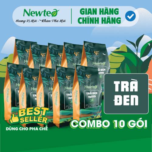 Combo 10 Gói Trà Đen Cao Cấp Newtea 5000g - Dùng Trong Pha Chế Trà Sữa Đậm Vị