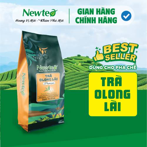 Trà Olong Lài Cao Cấp Newtea 500g - Pha Trà Sữa Cốm, Olong Nhài Sữa Phê La, Trà Trái Cây