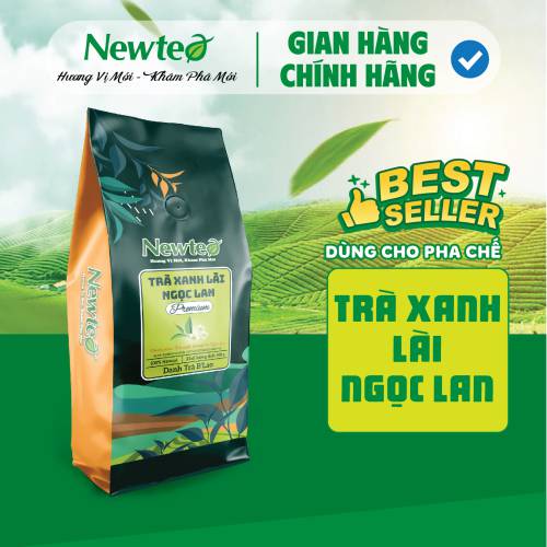 Trà Xanh Lài Ngọc Lan Cao Cấp Newtea Gói 500gr - Chuyên Pha Trà Chanh, Trà Tắc