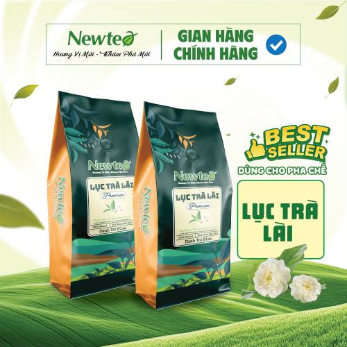 Combo 2 Gói Lục Trà Lài Cao Cấp Newtea 1000gr - Pha Trà Chanh, Lục Trà Trái Cây, Lục Trà Sữa