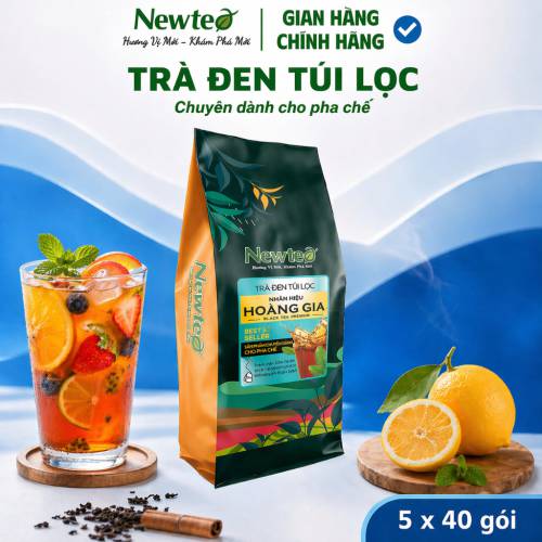 TRÀ ĐEN TÚI LỌC Cao Cấp Newtea 200g (40 Túi)