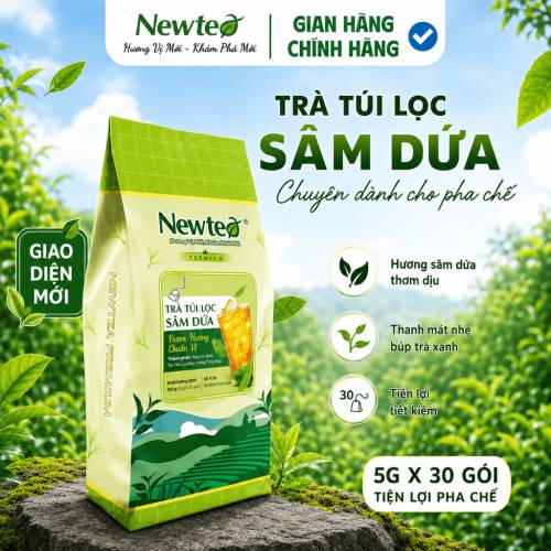 TRÀ SÂM DỨA TÚI LỌC Cao Cấp Newtea 150g (30 Gói)