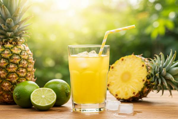 Pha Trà Dứa Tắc Đơn Giản Tại Nhà Giải Khát Hiệu Quả