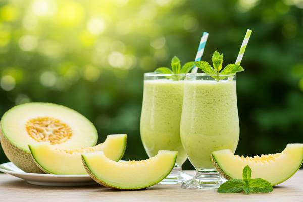 Pha Chế Lục Trà Dưa Lưới Đá Xay Đơn Giản Tại Nhà, Hiệu Quả Giải Nhiệt Ngày Nóng