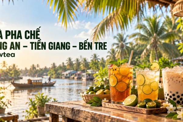 Trà Pha Chế Long An, Tiền Giang, Bến Tre: Quầy Một Người