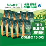 Combo 10 Gói Trà Olong Xanh Cao Cấp Newtea 5000g - Pha Olong Long Nhãn, Olong Sữa