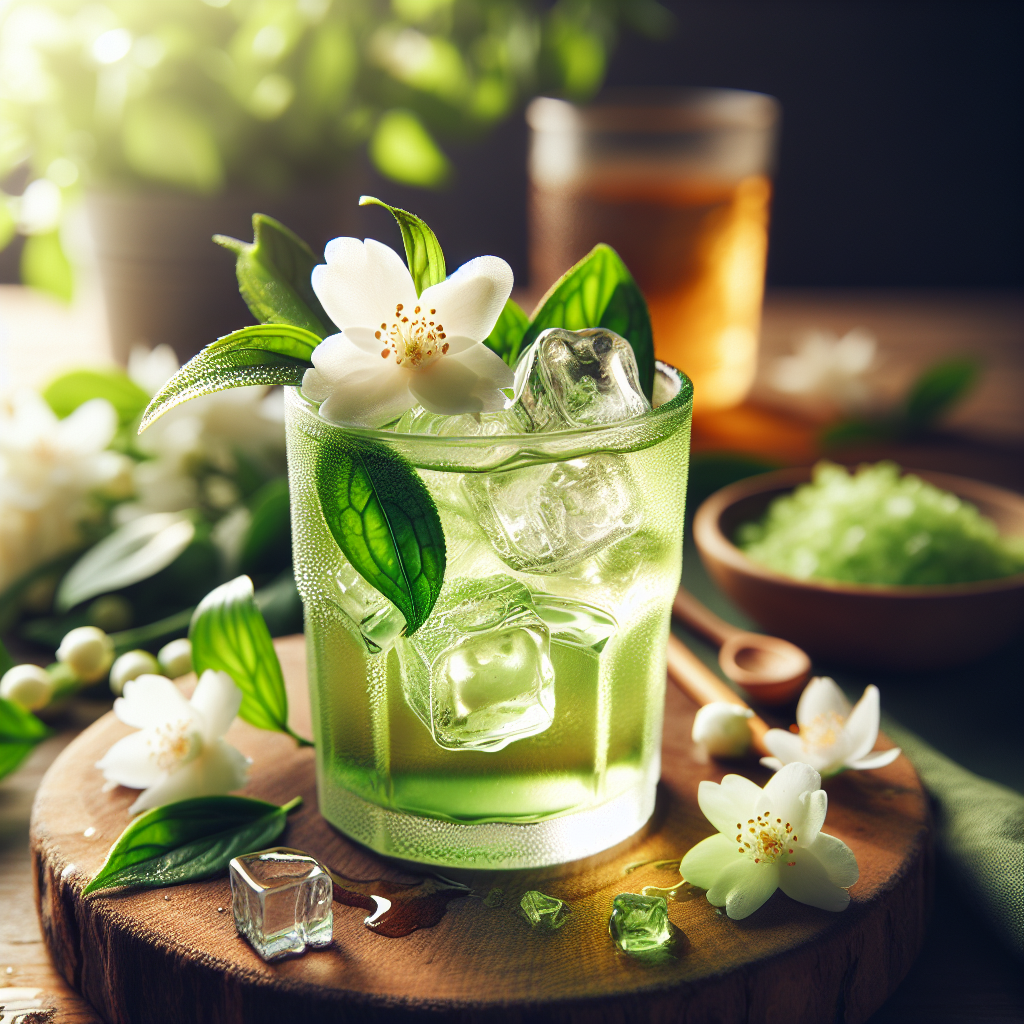 Trà lài ướp lạnh: Thức uống giải nhiệt mùa hè