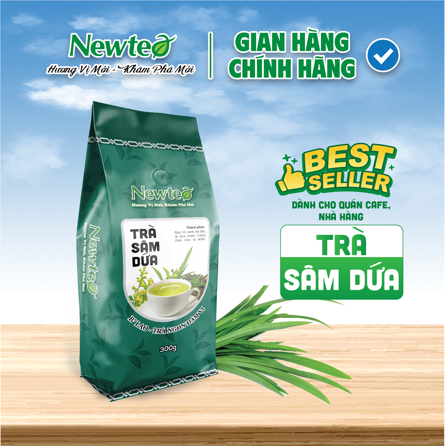 Trà Sâm Dứa Cao Cấp Newtea - 300G