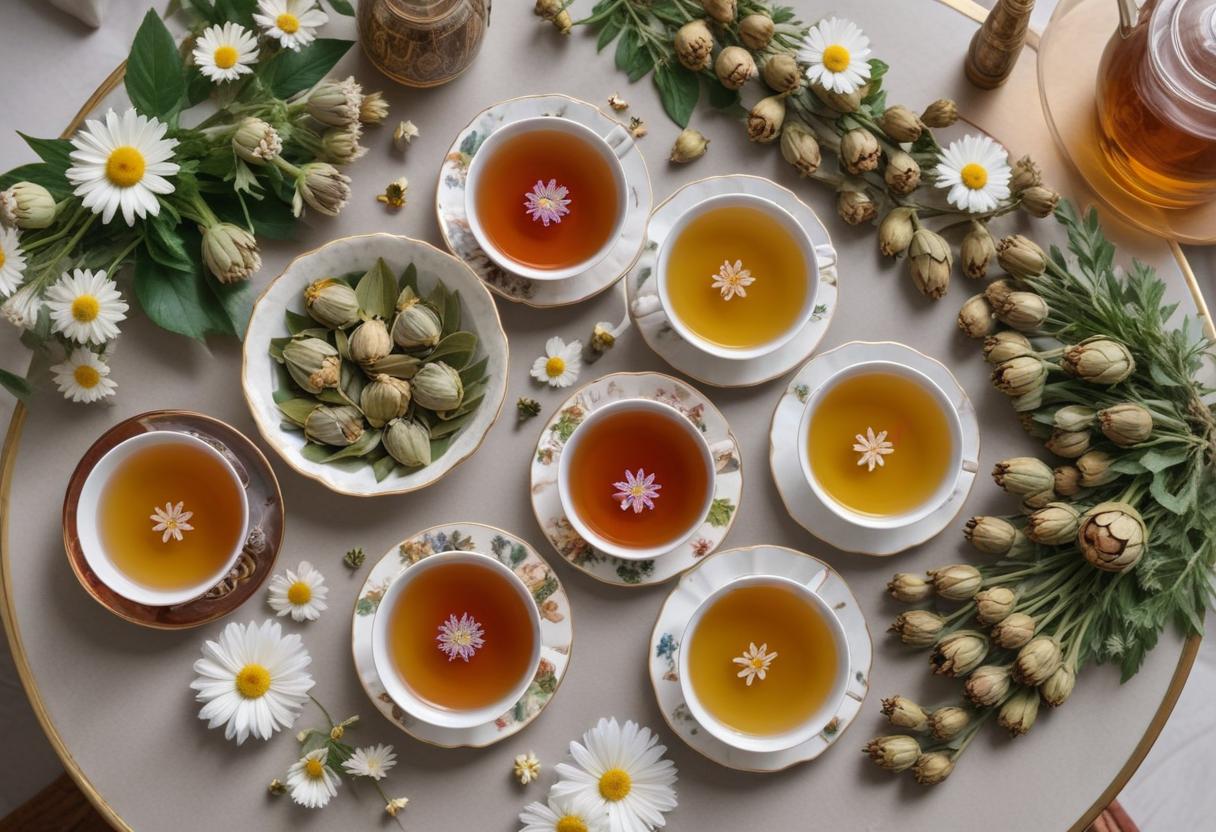 Các loại trà thảo mộc tự nhiên đa dạng
