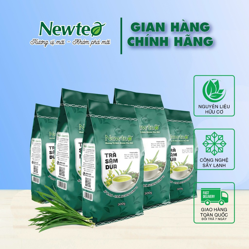 Combo 5 Gói Trà Sâm Dứa Cao Cấp Newtea 1500G