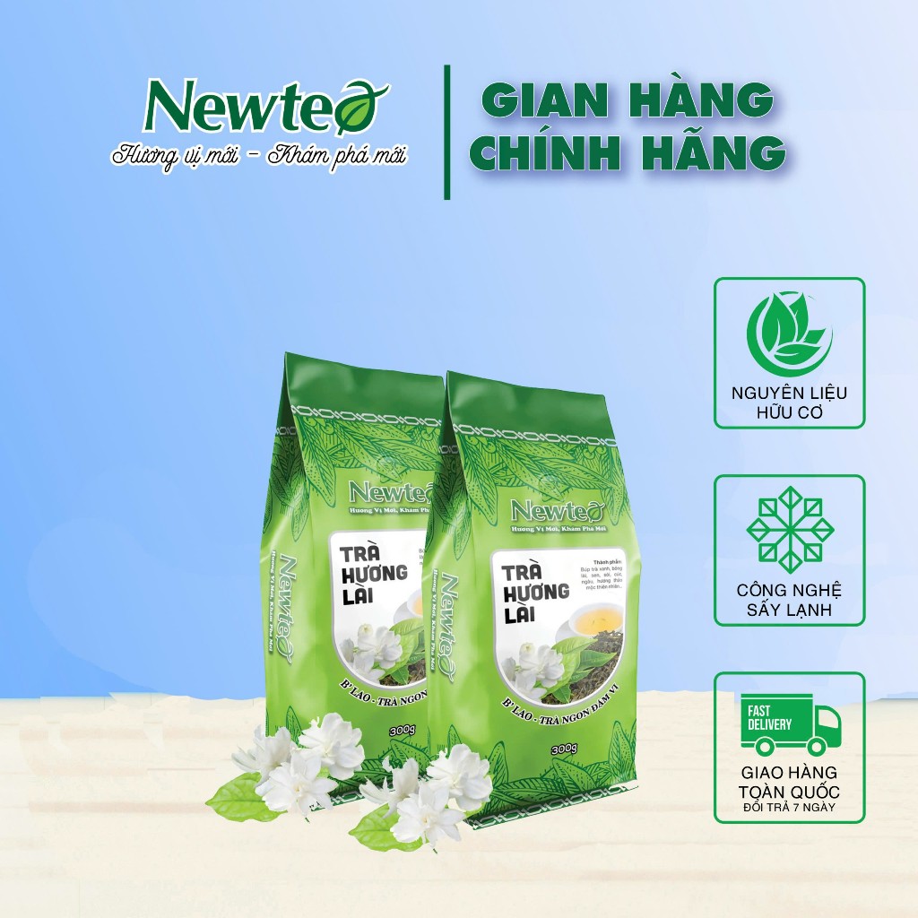 Combo 2 Gói Trà Hương Lài Cao Cấp Newtea 600G