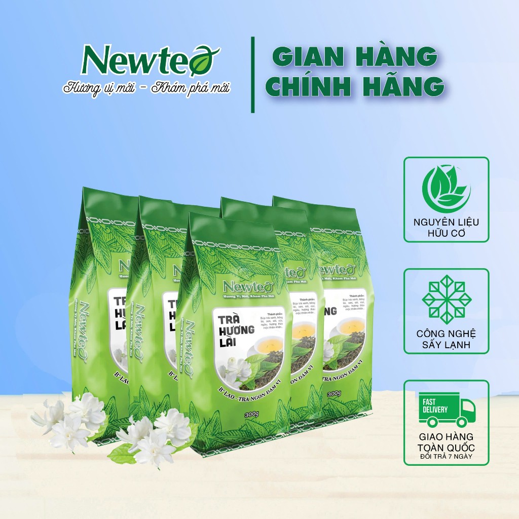 Combo 5 Gói Trà Hương Lài Cao Cấp Newtea 1500G