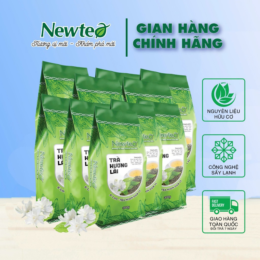 Combo 10 Gói Trà Hương Lài Cao Cấp Newtea 3000G