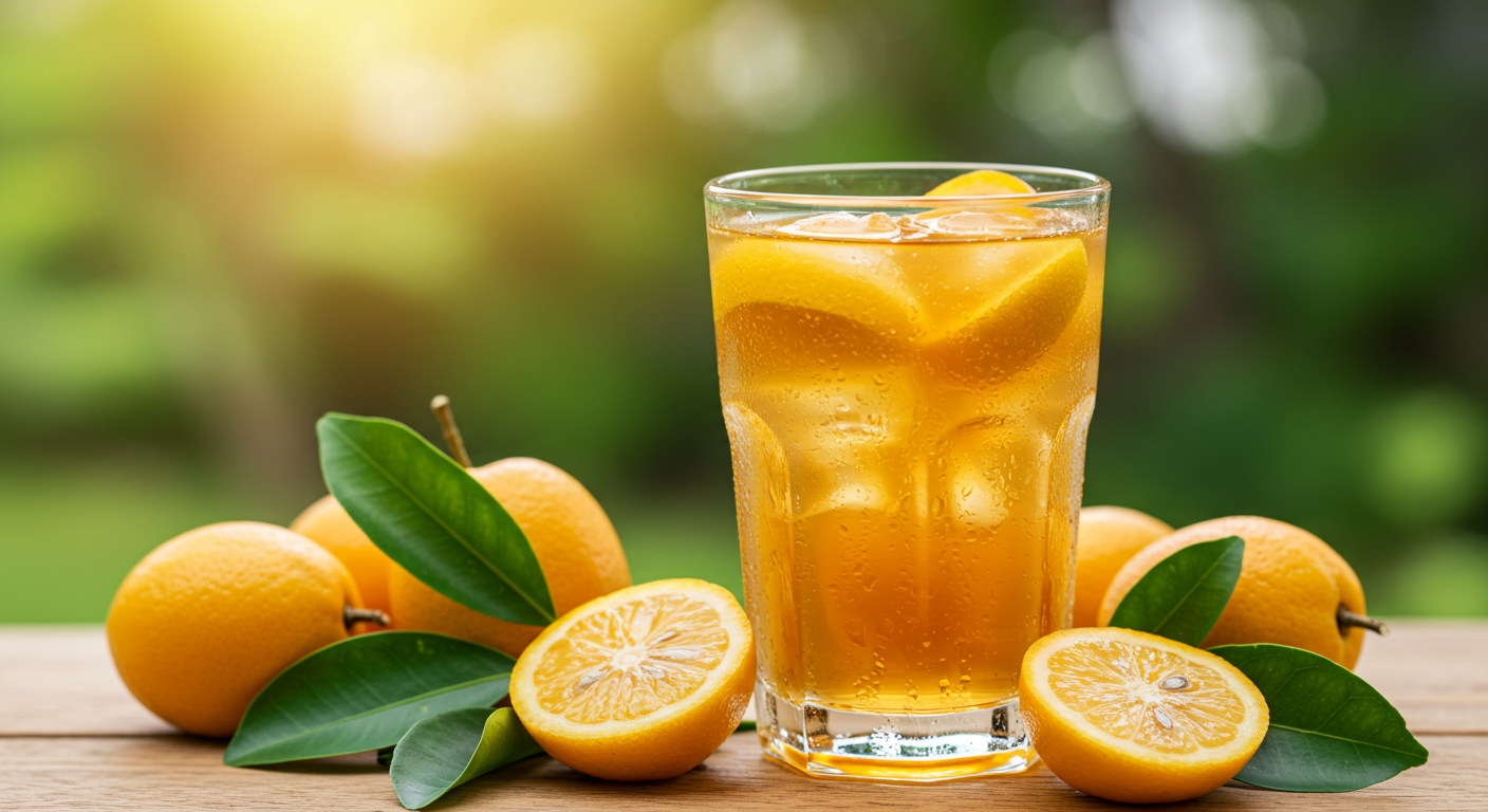 Một ly trà tắc mật ong mát lạnh, bổ dưỡng, giúp tăng cường sức đề kháng, lý tưởng cho những ngày oi ả.