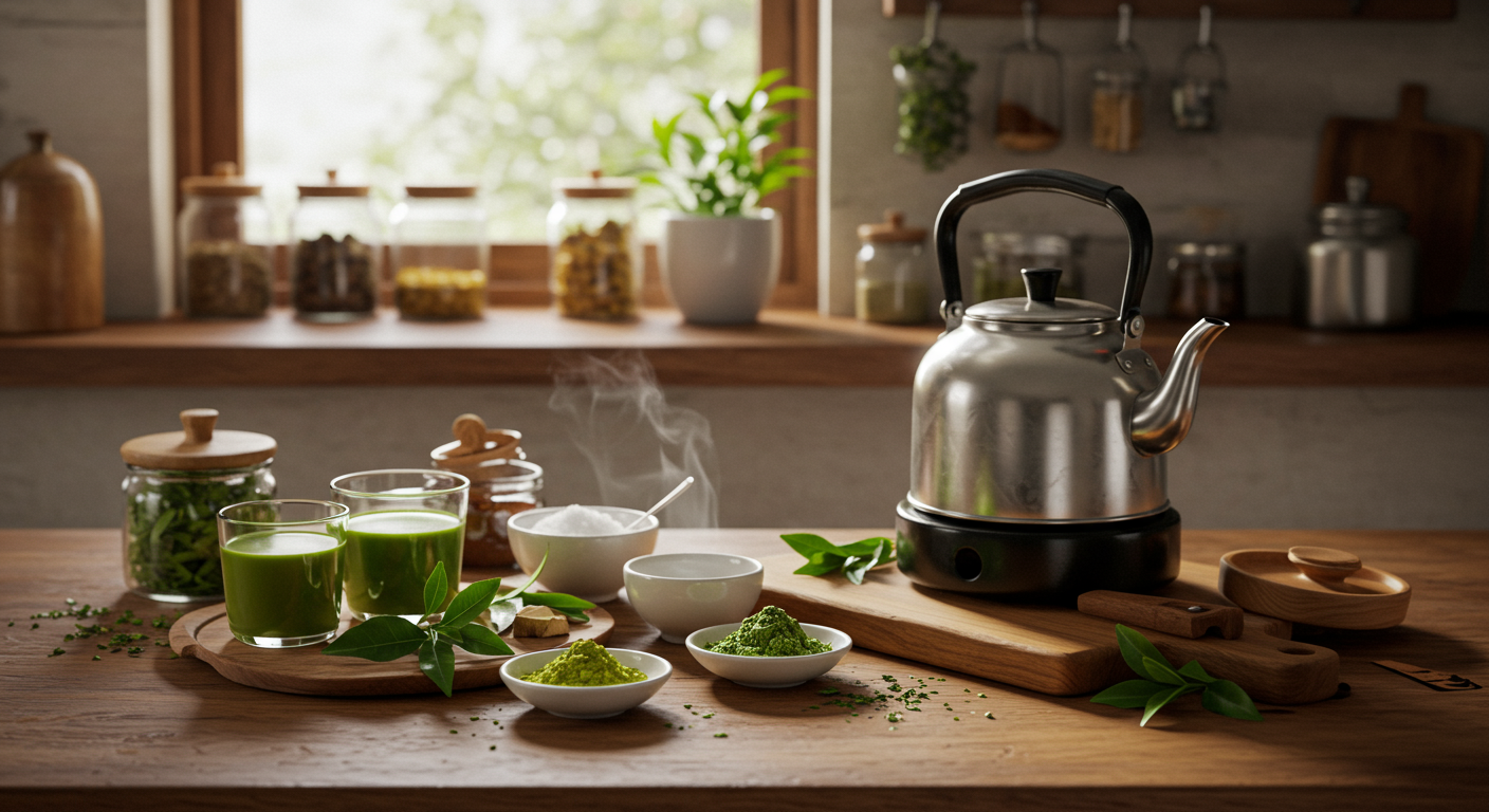 Hướng Dẫn Pha Trà Thái Xanh Đúng Cách Cho Kết Quả Ngon Nhất Tại Nhà