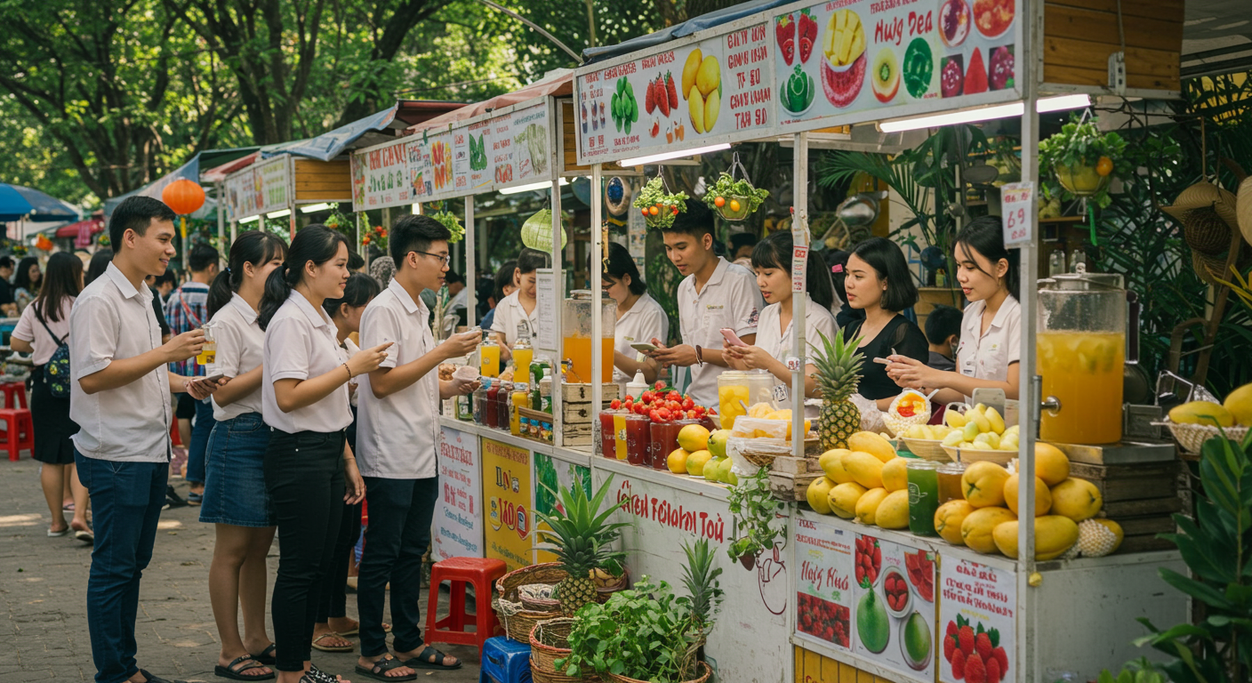 So sánh lợi nhuận giữa bán trà trái cây và cà phê: Mô hình nào hiệu quả hơn?