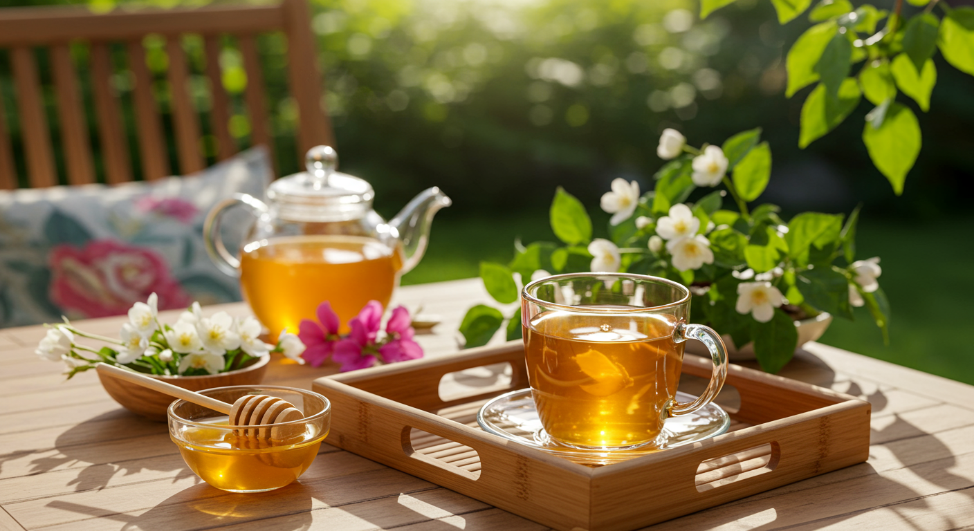 Hướng dẫn pha trà lài mật ong - sự kết hợp hoàn hảo giữa hương vị và lợi ích sức khỏe.