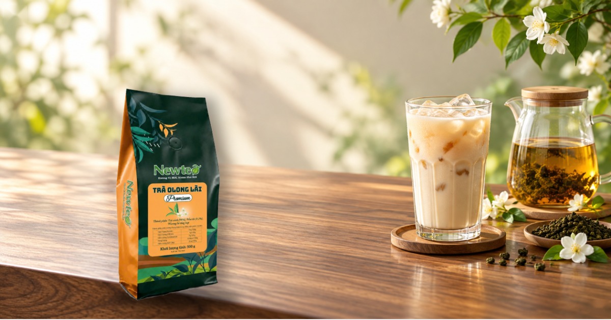 Trà Olong Lài Newtea 500g dùng pha trà sữa olong