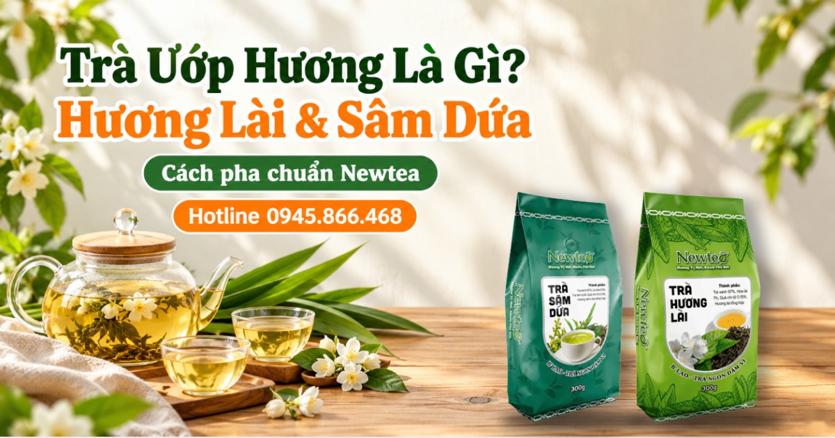 Combo Trà Hương Lài, Sâm Dứa Newtea 2, 3, 5, 10 Gói