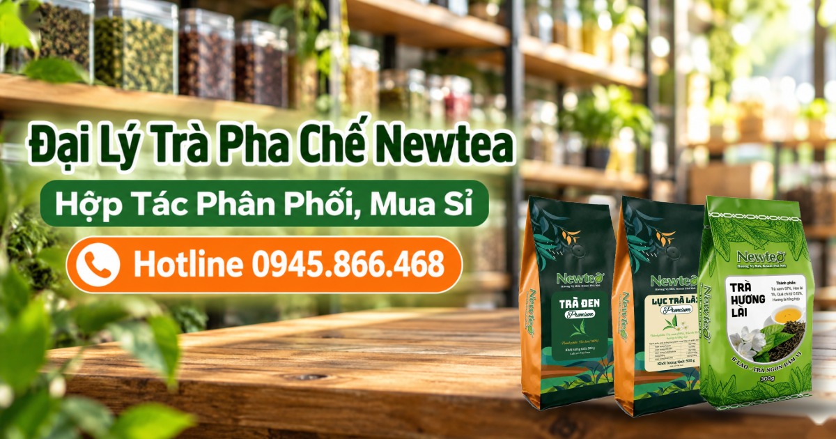 Đại Lý Trà Pha Chế Newtea: Hợp Tác Phân Phối, Mua Sỉ