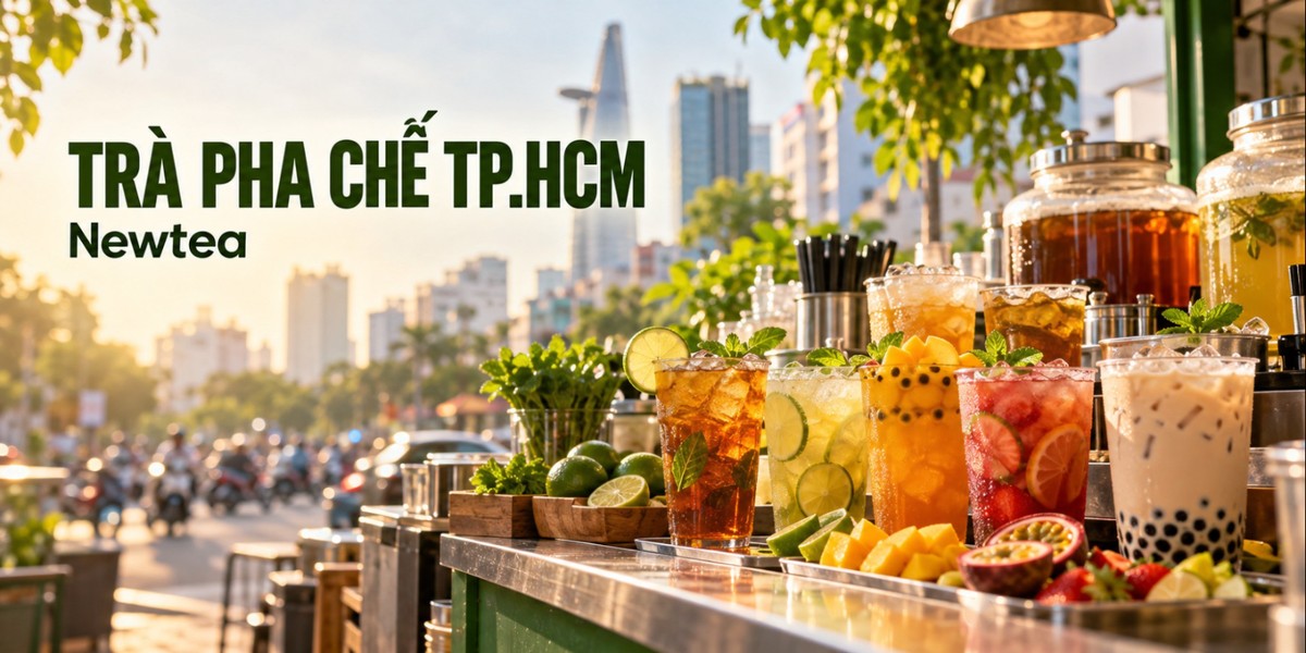 Trà Pha Chế TP.HCM: Ghép Đồ Uống Với Trà Nền Cho Quầy